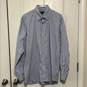 Peter Millar Crown Crafted Flex Finish Dress Shirt Sz Large